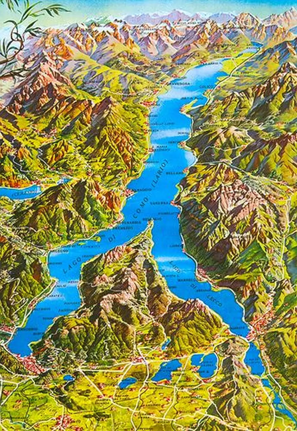 SprachHaus Bamberg- Mappa del Lago di Como